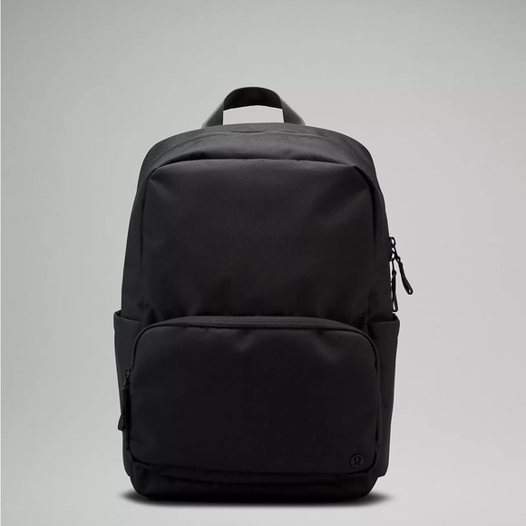 Lululemon Everywhere Backpack 22L Tech Canvas- Black/Black - Picture 5 of 9